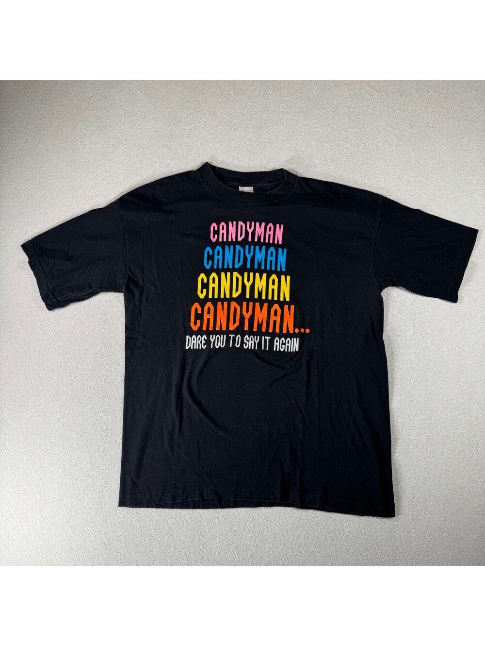 Vintage 90s Candyman Horror Movie Promo T Shirt Single Stitch XL